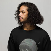 Hidefinition Data Mesh Skull – Unisex Organic Sweatshirt 💀 - Image 2