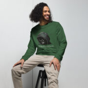Hidefinition Data Mesh Skull – Unisex Organic Sweatshirt 💀 - Image 5